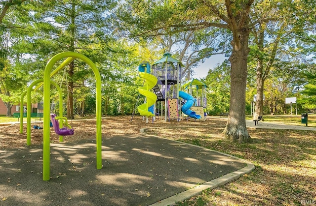 view of play area