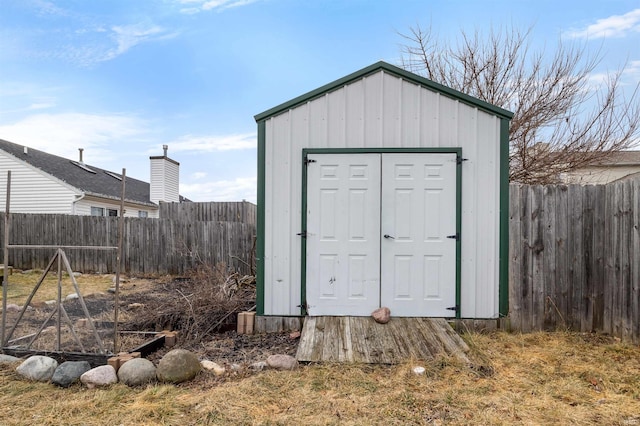 view of outbuilding