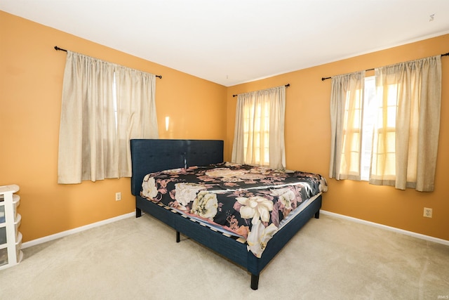 bedroom featuring carpet flooring