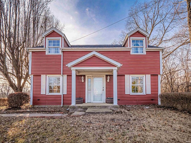 view of front of home