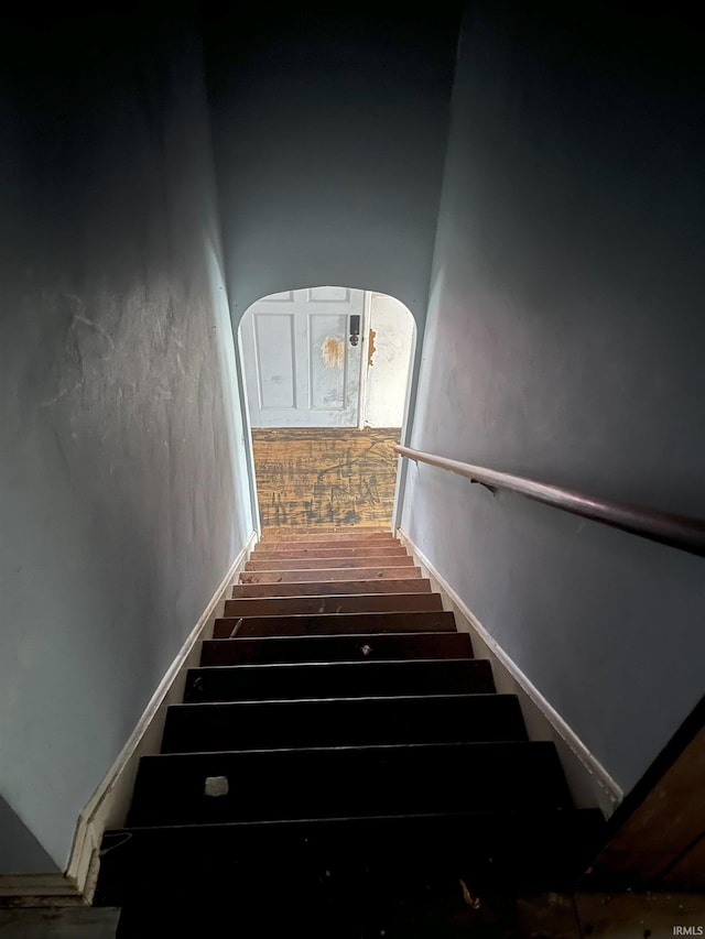 view of stairs