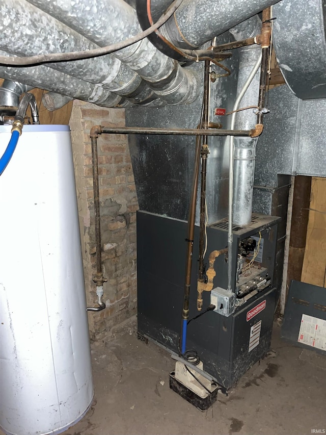 utilities with gas water heater