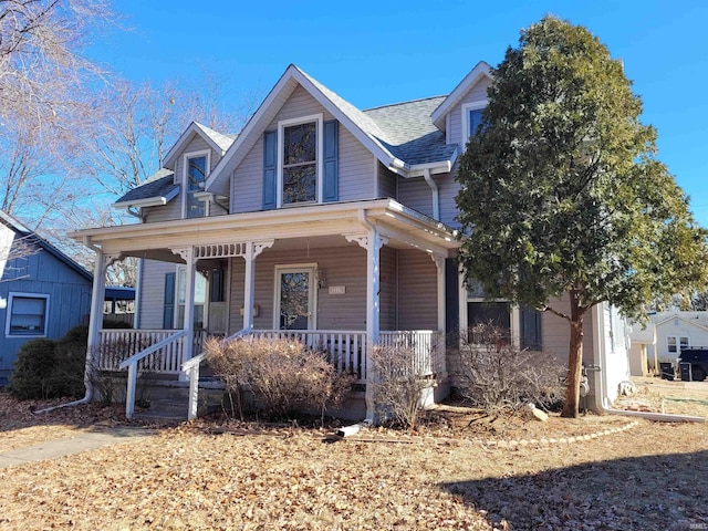 view of front of home featuring a porch