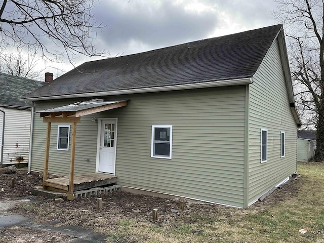 view of rear view of house