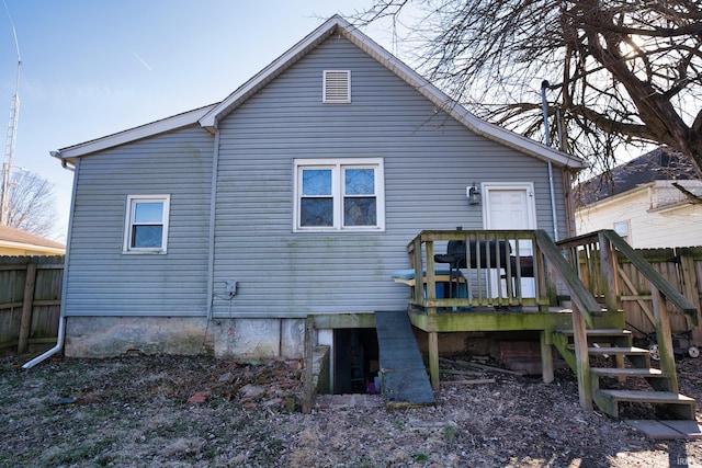 view of rear view of house