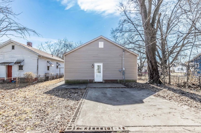 view of back of property