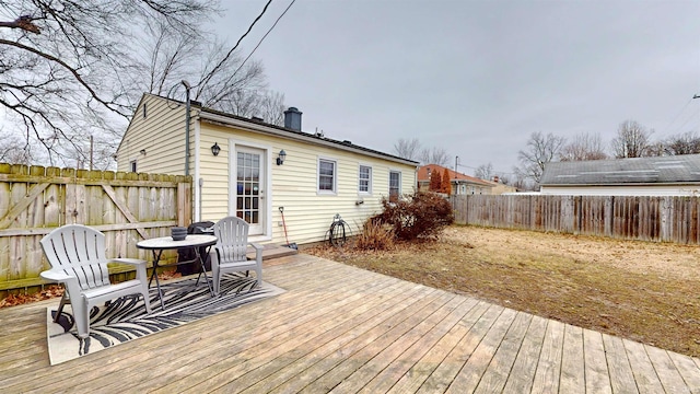 view of deck