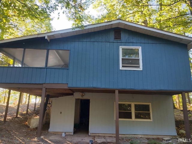 view of rear view of house