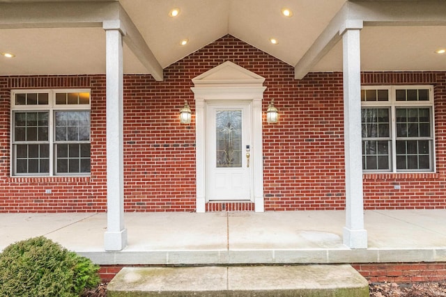 view of entrance to property