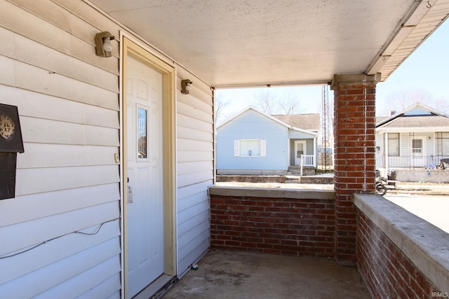 balcony with a porch