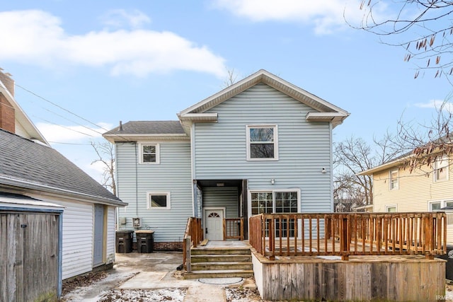 view of rear view of house