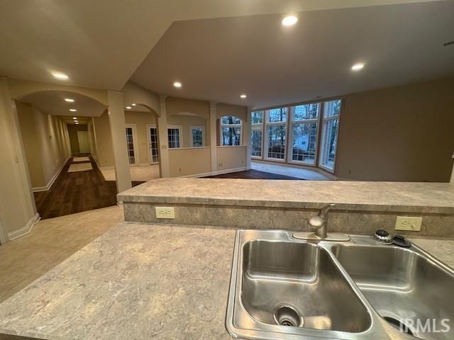 kitchen with sink