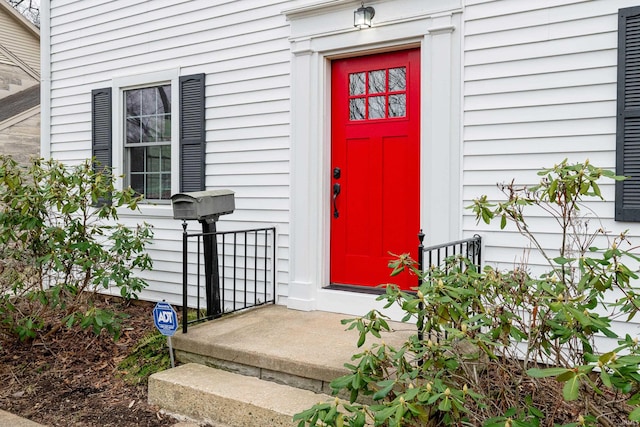 view of property entrance