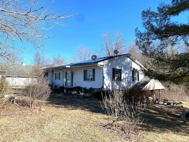 view of back of property