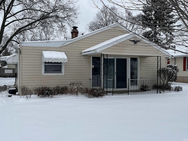 view of bungalow-style house