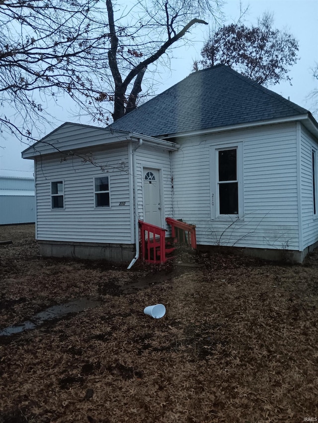 view of back of property