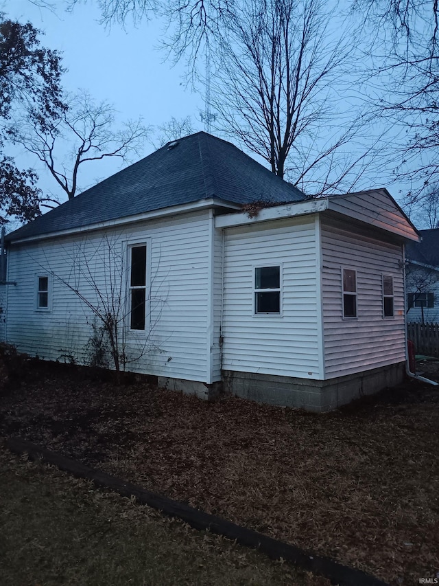 view of home's exterior