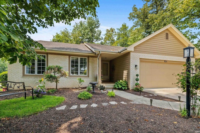 ranch-style house with a garage