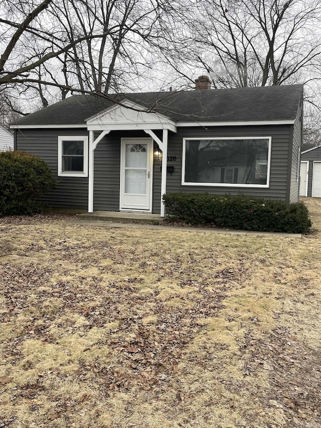 view of front of home