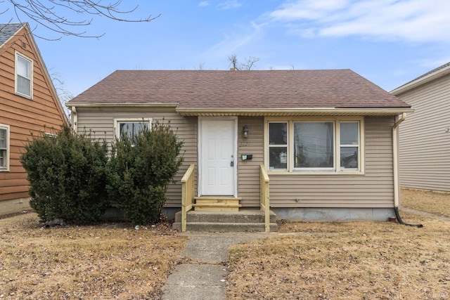 view of bungalow-style house