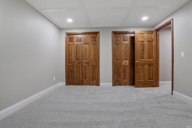 unfurnished bedroom with carpet