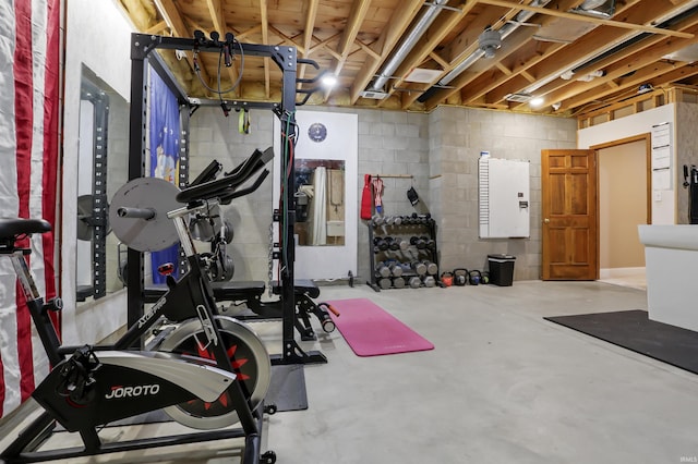 view of exercise room