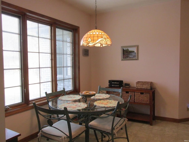 view of dining room