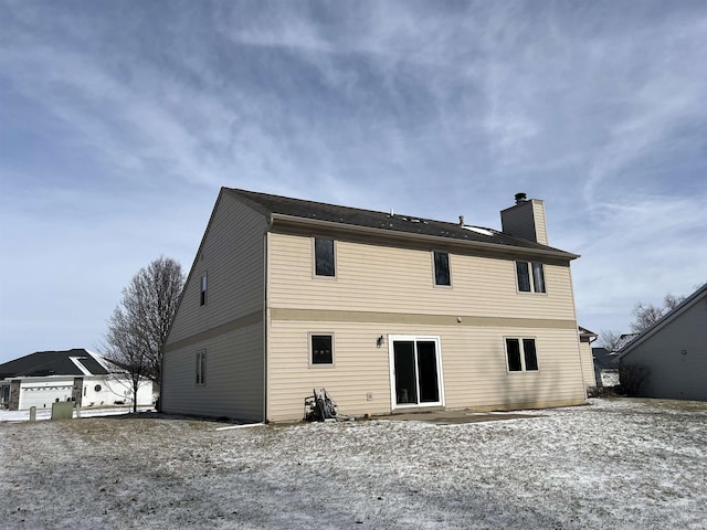 view of rear view of property