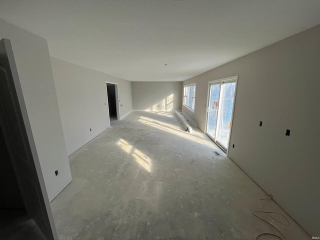 view of unfurnished living room