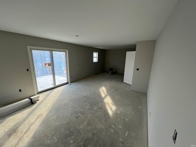 view of unfurnished living room