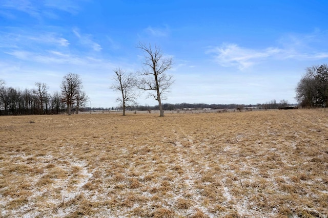 view of nature with a rural view