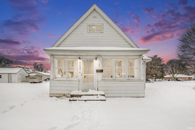 view of front of house