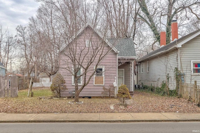 view of bungalow-style home