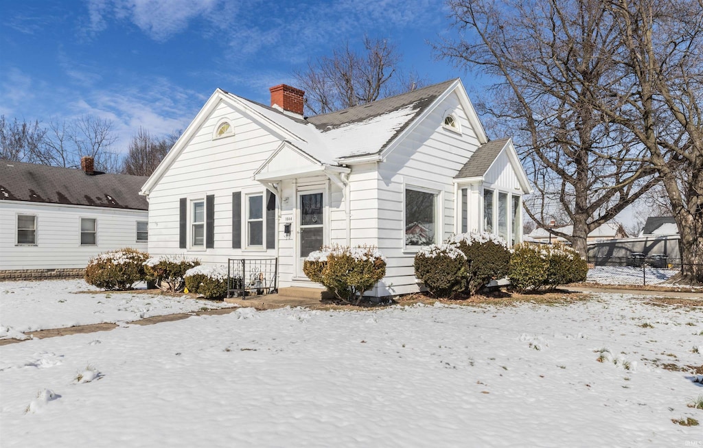 view of front of home