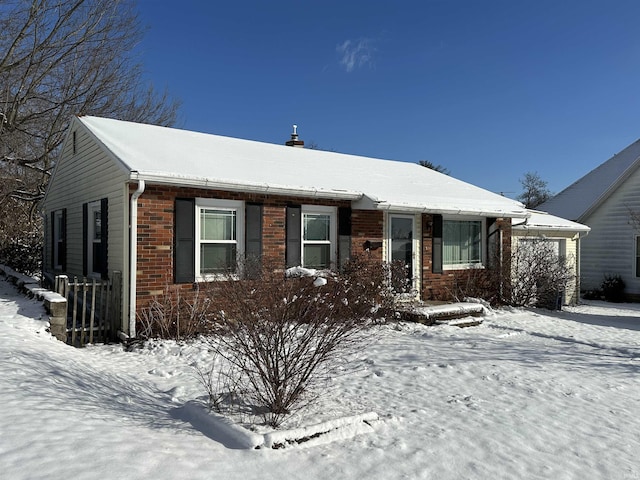 view of front of property