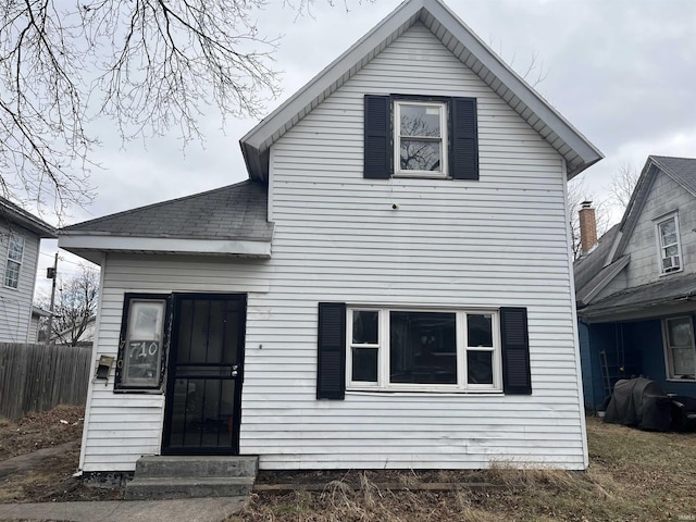 view of rear view of house