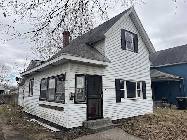 view of front of home