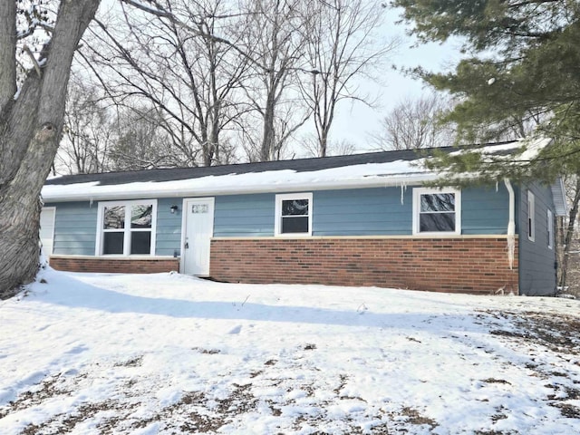 view of ranch-style house