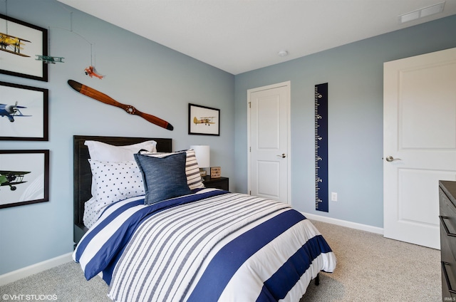 8973 Belmont Woods, Fort Wayne, IN 46835 - bedroom with light carpet, visible vents, and baseboards