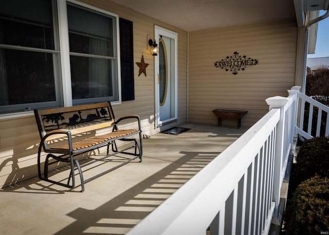 balcony with a porch