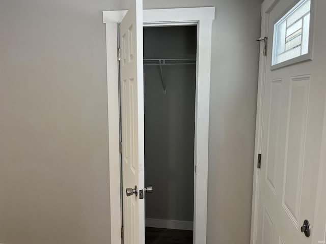 view of closet