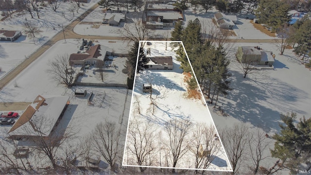 birds eye view of property featuring a residential view