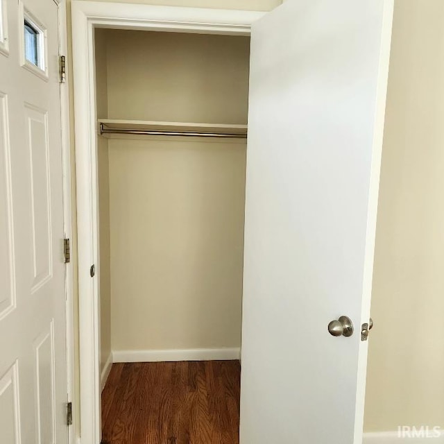 view of closet