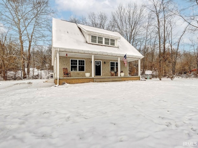 view of front of house featuring a porch