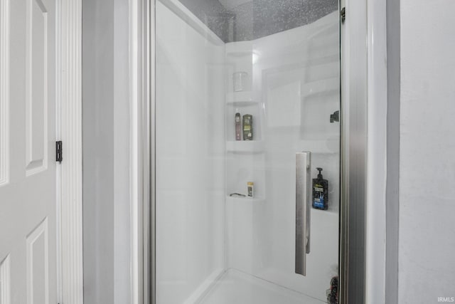 full bathroom with walk in shower