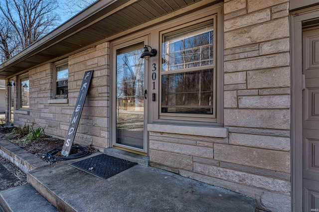 view of entrance to property