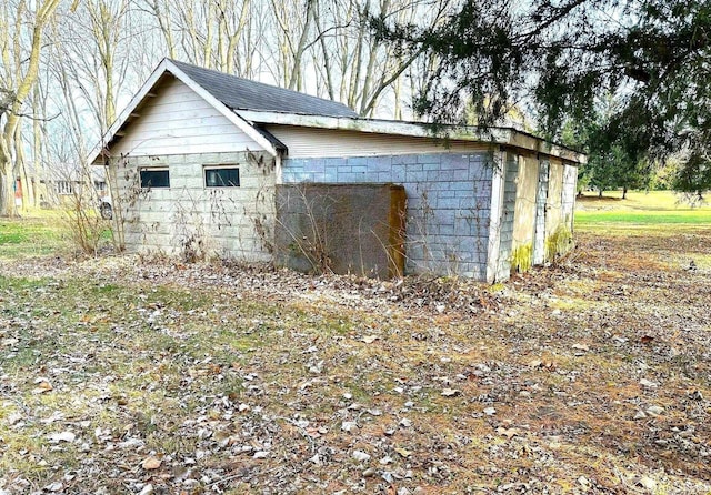 view of outbuilding with an outdoor structure