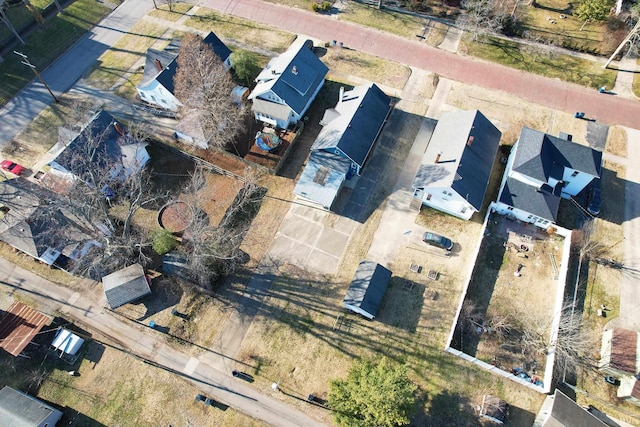 bird's eye view featuring a residential view