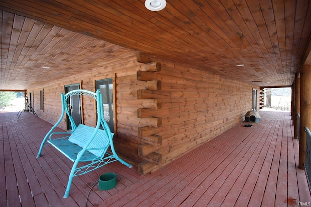 view of deck