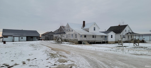 view of front facade with a residential view